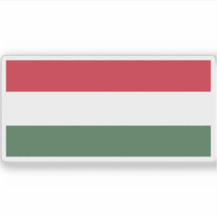 Flagge Ungarns Aufkleber