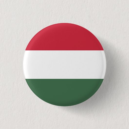 Flagge Ungarns Button (Vorderseite)