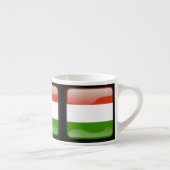 Flagge Ungarns Espressotasse (Rechts)