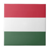 Flagge Ungarns Fliese (Vorderseite)