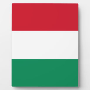 Flagge Ungarns Fotoplatte