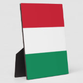 Flagge Ungarns Fotoplatte (Seite)