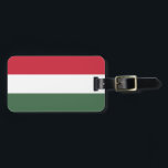 Flagge Ungarns Gepäckanhänger<br><div class="desc">Flagge Ungarns</div>
