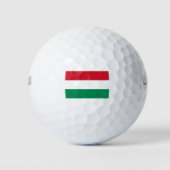 Flagge Ungarns Golfball (Vorderseite)