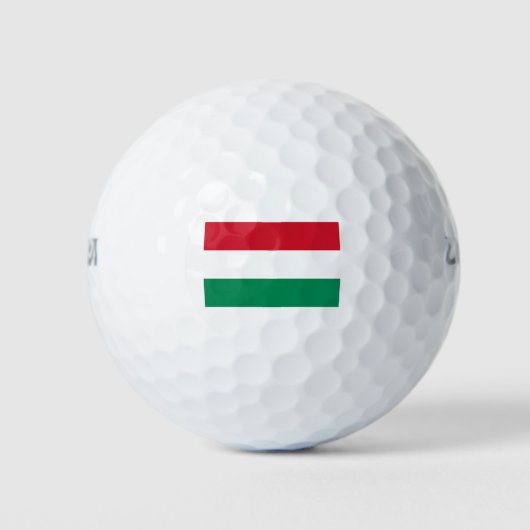Flagge Ungarns Golfball (Vorderseite)