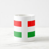 Flagge Ungarns Kaffeetasse (Mittel)