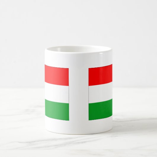 Flagge Ungarns Kaffeetasse (Mittel)