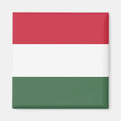 Flagge Ungarns Magnet (Vorne)