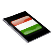 Flagge Ungarns Notizblock (Rechte Seite)