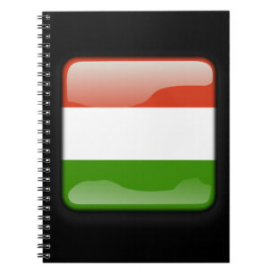 Flagge Ungarns Notizblock