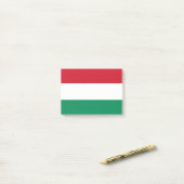 Flagge Ungarns - Post-it® Notes Post-it Klebezettel (Auf Schreibtisch)