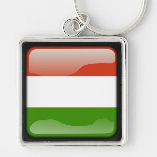 Flagge Ungarns Schlüsselanhänger (Vorne)