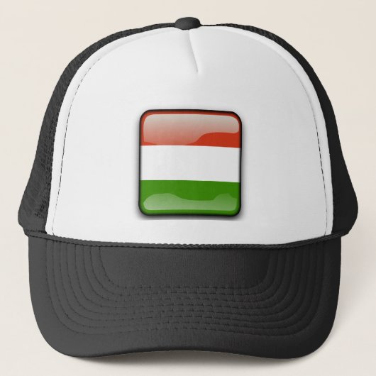 Flagge Ungarns Truckerkappe (Vorderseite)