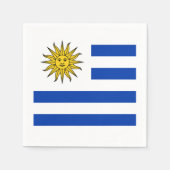 Flagge: Uruguay Serviette (Vorderseite)
