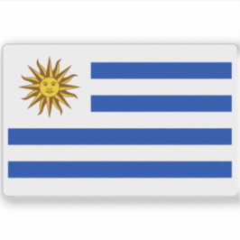 Flagge Uruguays Aufkleber