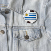 Flagge Uruguays Button (Beispiel)