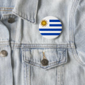 Flagge Uruguays Button (Beispiel)