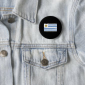 Flagge Uruguays Button (Beispiel)