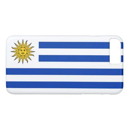 Flagge Uruguays Case-Mate iPhone Hülle (Rückseite (Horizontal))