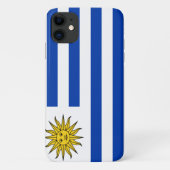 Flagge Uruguays Case-Mate iPhone Hülle (Rückseite)
