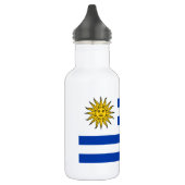 Flagge Uruguays Edelstahlflasche (Links)