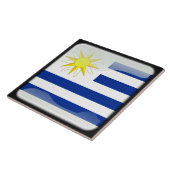Flagge Uruguays Fliese (Seite)