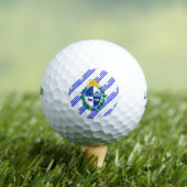Flagge Uruguays Golfball (Insitu T-Shirt)