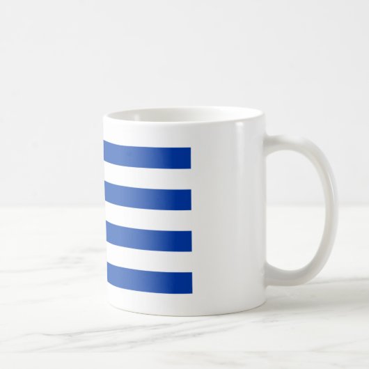 Flagge Uruguays Kaffeetasse (Rechts)