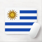 Flagge Uruguays Mousepad (Mit Mouse)