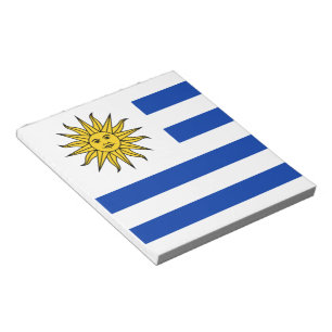 Flagge Uruguays Notizblock
