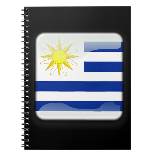 Flagge Uruguays Notizblock (Vorderseite)