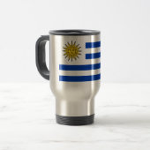 Flagge Uruguays Reisebecher (Vorderseite Links)