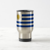 Flagge Uruguays Reisebecher (Mittel)