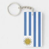 Flagge Uruguays Schlüsselanhänger (Vorderseite)