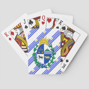 Flagge Uruguays Spielkarten