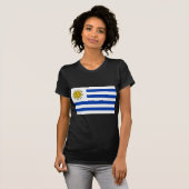 Flagge Uruguays T-Shirt (Vorne ganz)