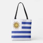 Flagge Uruguays Tasche (Rückseite)