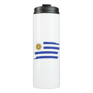 Flagge Uruguays Thermosbecher