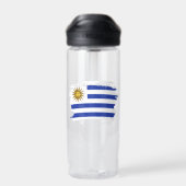 Flagge Uruguays Trinkflasche (Rückseite)
