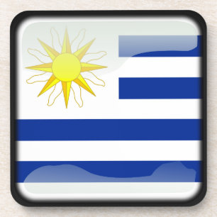 Flagge Uruguays Untersetzer