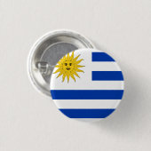 Flagge Uruguays (Uruguayan) Button (Vorne & Hinten)