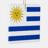 Flagge Uruguays (Uruguayan) Keramikornament (Rechts)