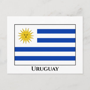 Flagge Uruguays (Uruguayan) Postkarte