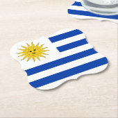 Flagge Uruguays (Uruguayan) Untersetzer (angewinkelt)