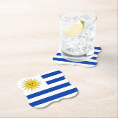 Flagge Uruguays (Uruguayan) Untersetzer (Vor Ort)