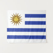 Flagge Uruguays Wandteppich (Vorderseite (Horizontal))
