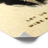 Flagge USA-George Washington Poster (Ecke)