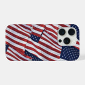 Flagge USA iPhone Hülle (Rückseite (Horizontal))
