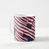 Flagge USA Kaffeetasse (Vorderseite Links)