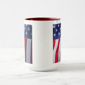 Flagge USA Tasse (Zentrum)